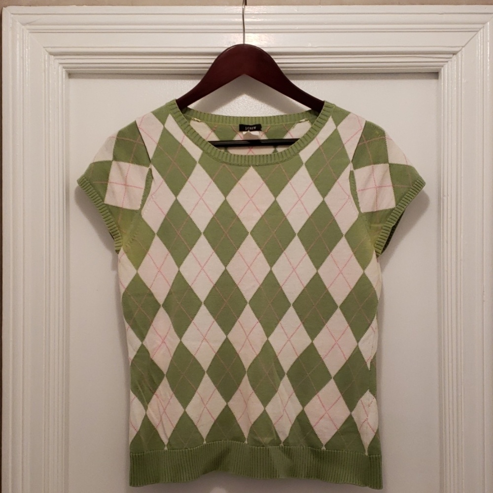 J. Crew Argyle Sweater